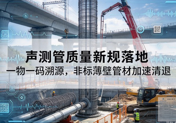 隆化声测管质量新规落地，一物一码溯源，非标薄壁管材加速清退