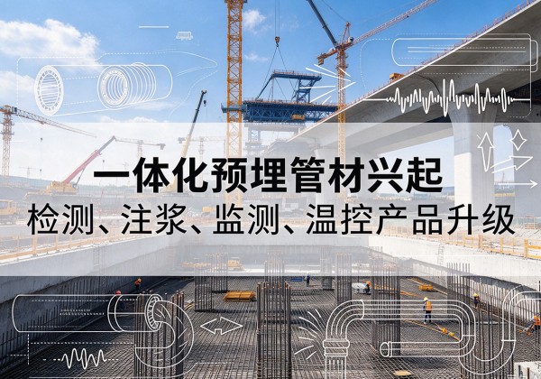 隆化一体化管材产品兴起，声测注浆一体管、多功能预埋管应用增多